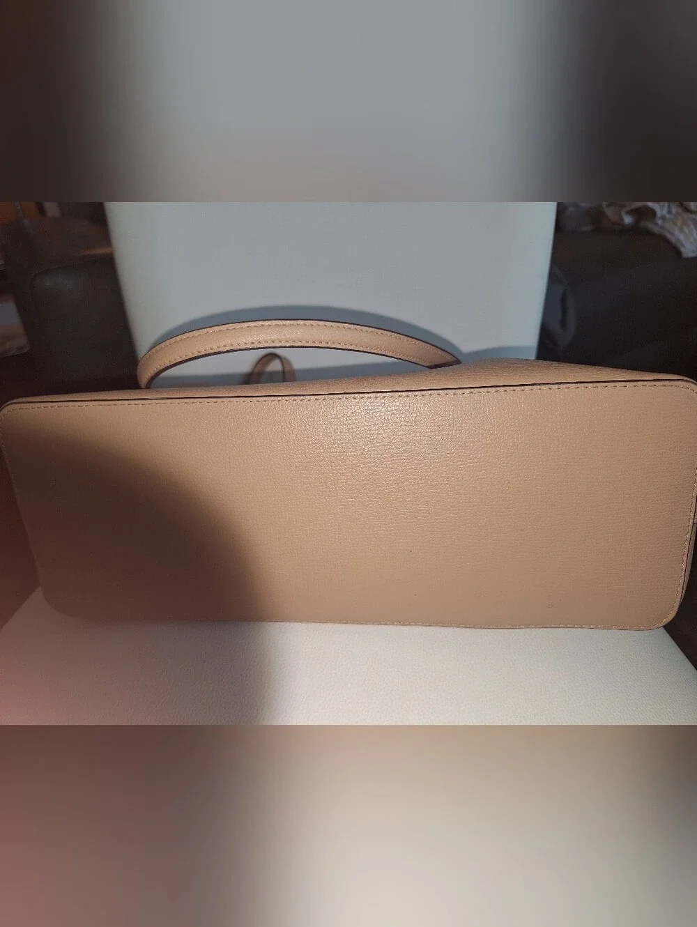 Kate Spade Tan Leather Large Tote EUC
